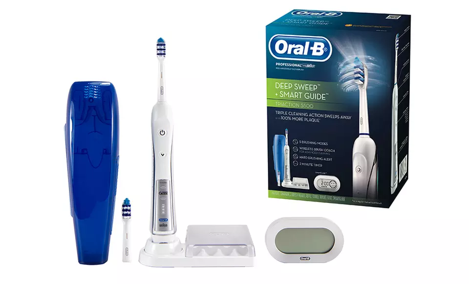 Oral B Deep Sweep Triaction 5500 Electric Toothbrush - Primary Image