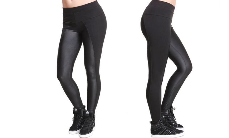 Polyurethane Leggings | Groupon Goods