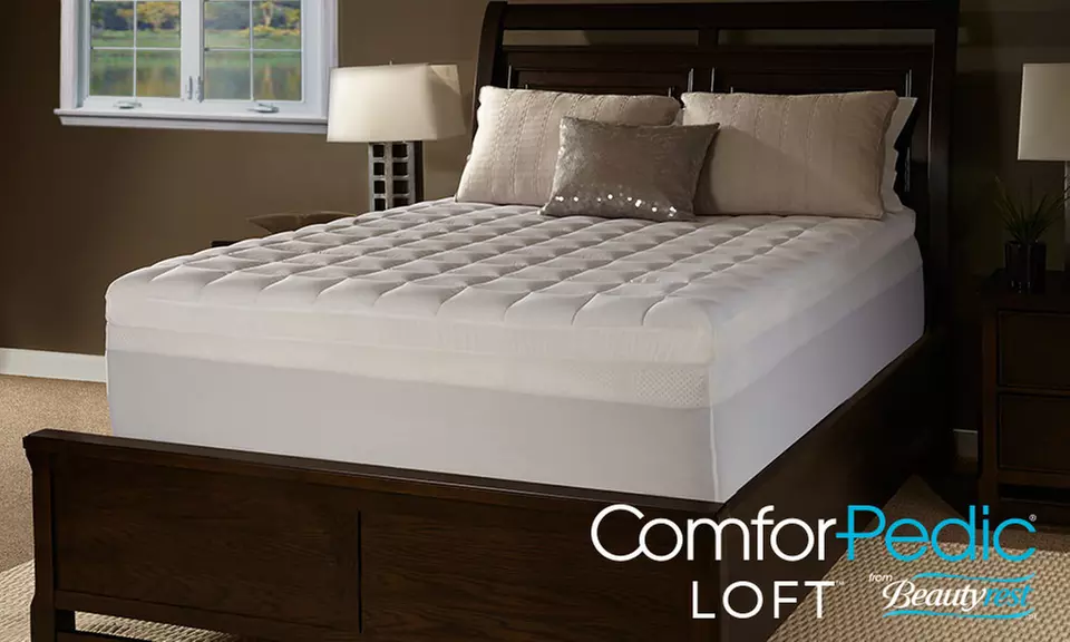 ComforPedic Loft from BeautyRest 3.5" Foam and Fiber Mattress Topper - Primary Image