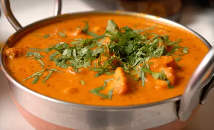$29 for a Three-Course Indian Meal with an Appetizer and Dessert for Two at Cafe Taj (Up to $58.43 Value) - Primary Image