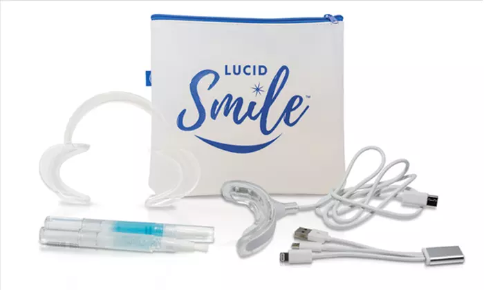 $23.39 for LED Mouth Tray and Teeth-Whitening Kit with Shipping from Lucid Smile ($239.95 Value) - Primary Image