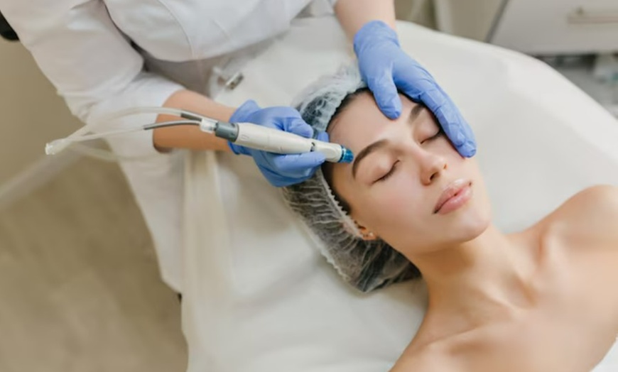 Image 1: Limpieza facial básica o hydrafacial de 8 pasos con tratamientos extra