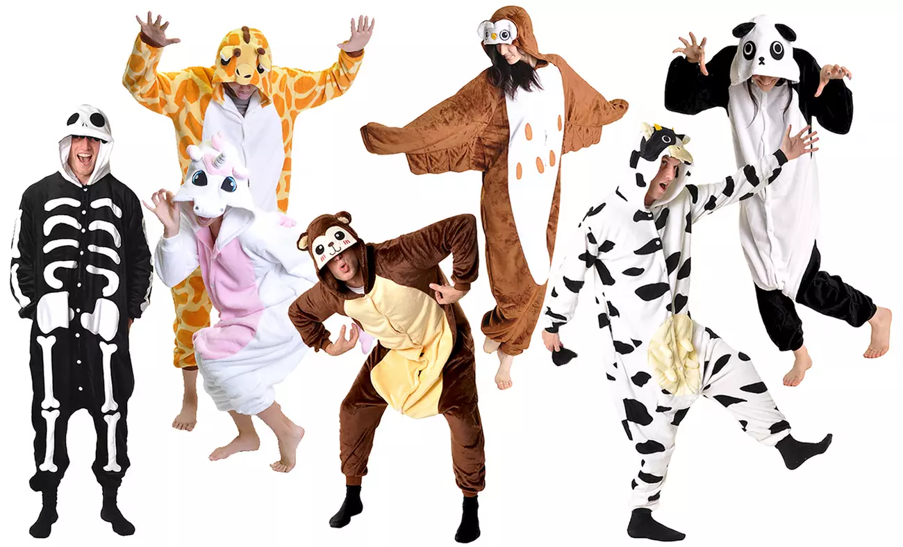 Unisex Plush Animal Bodysuit - Primary Image