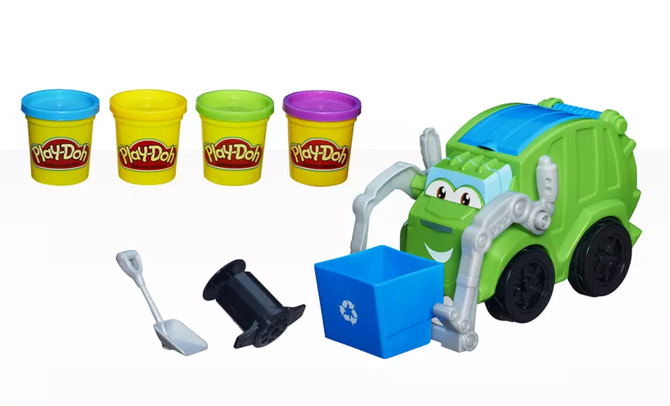 Play-Doh Chomper the Excavator or Trash Tossin' Rowdy the Garbage Truck. - Second Medium