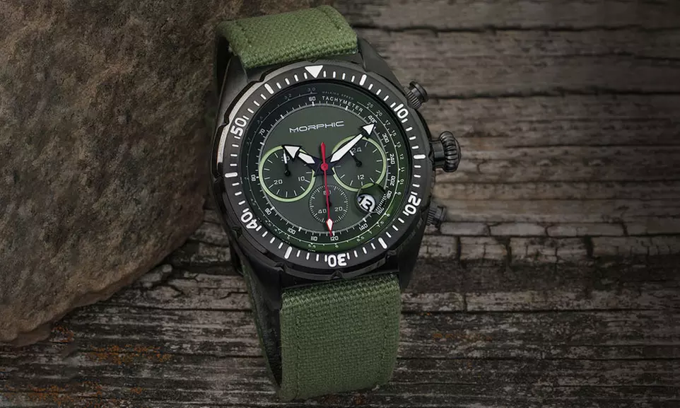 Morphic M53 Series Men's Multifunction Stainless Steel Watches - Primary Image