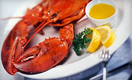 Oyster or Lobster Dinner with Champagne for Two at Caffe Regatta Oyster Bar & Grill in Pelham (Up to 60% Off) - Primary Image