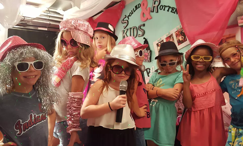 Touch of Sass: Spa + Optional Makeup & Karaoke for 5 Girls (Ages 3-12)