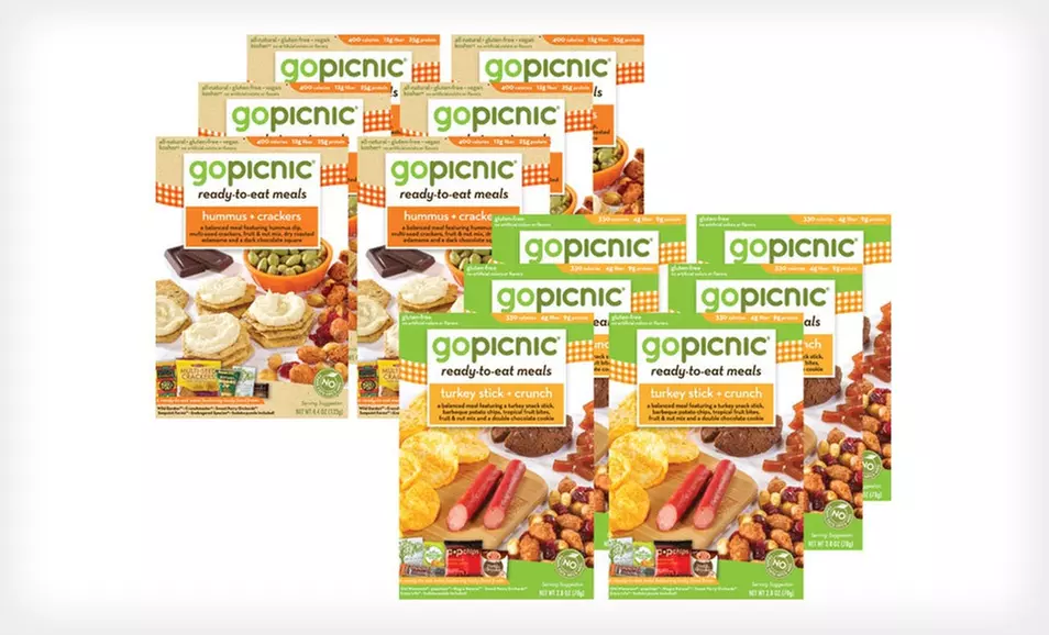 $19.99 for 12 GoPicnic Ready-to-Eat Meals (Up to $55.72 List Price). 4 Flavors Available. Free Shipping. - Second Medium
