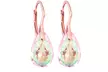 1, 2 ou 3 paires de boucles d'oreilles en argent massif plaqué or rose Ah! jewellery®, ornées de cristaux Swarovski® - Second Medium