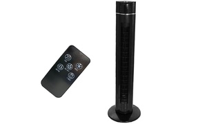 Remote-Controlled 60W Tower Fan