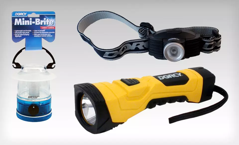 Dorcy LED Flashlight and Headlamp Bundles (Up to 56% Off). Multiple Bundles Available. Free Returns. - Primary Image