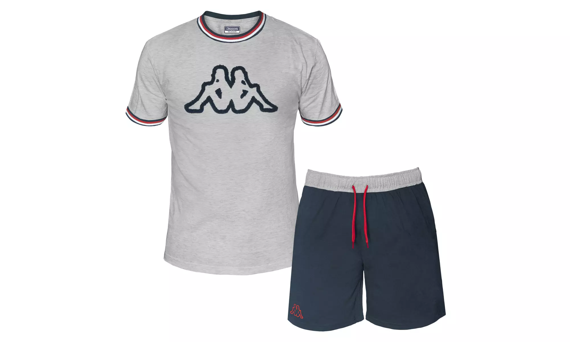 Completo uomo corto Kappa homewear-sleepwear in 100% cotone