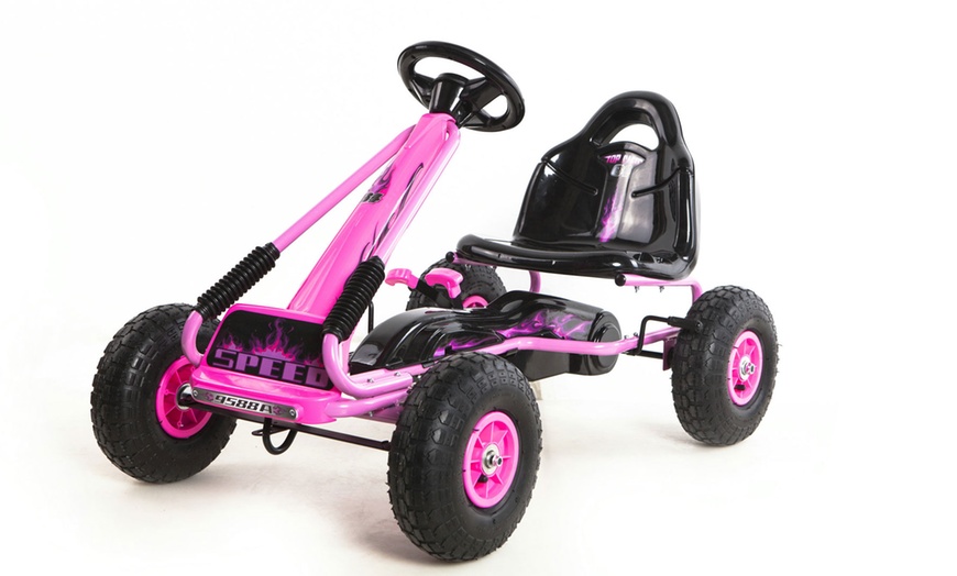 Image 2: Kids' Manual Go Kart