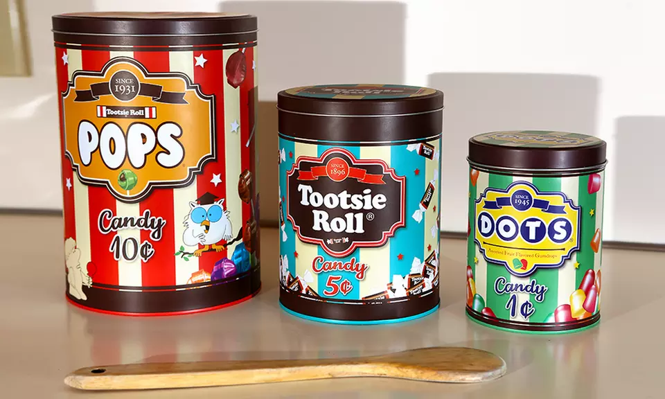 Tootsie Roll Candy Canister Set (3-Piece) - Primary Image
