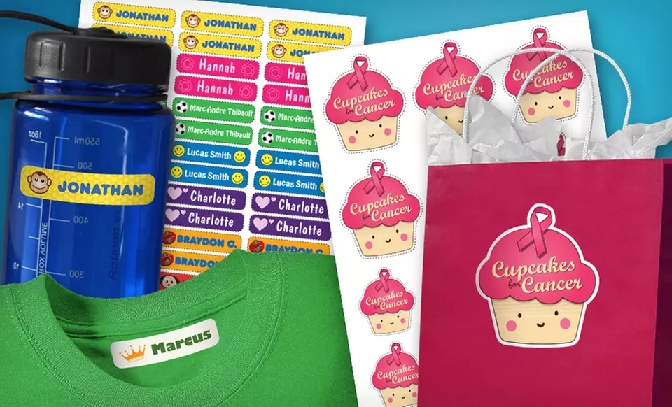StickerYou Custom Stickers or Kids Labels (Up to 40% Off). Free Shipping. - Primary Image