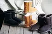 Snow Paw Sheepskin Lined Suede Boots - Second Medium