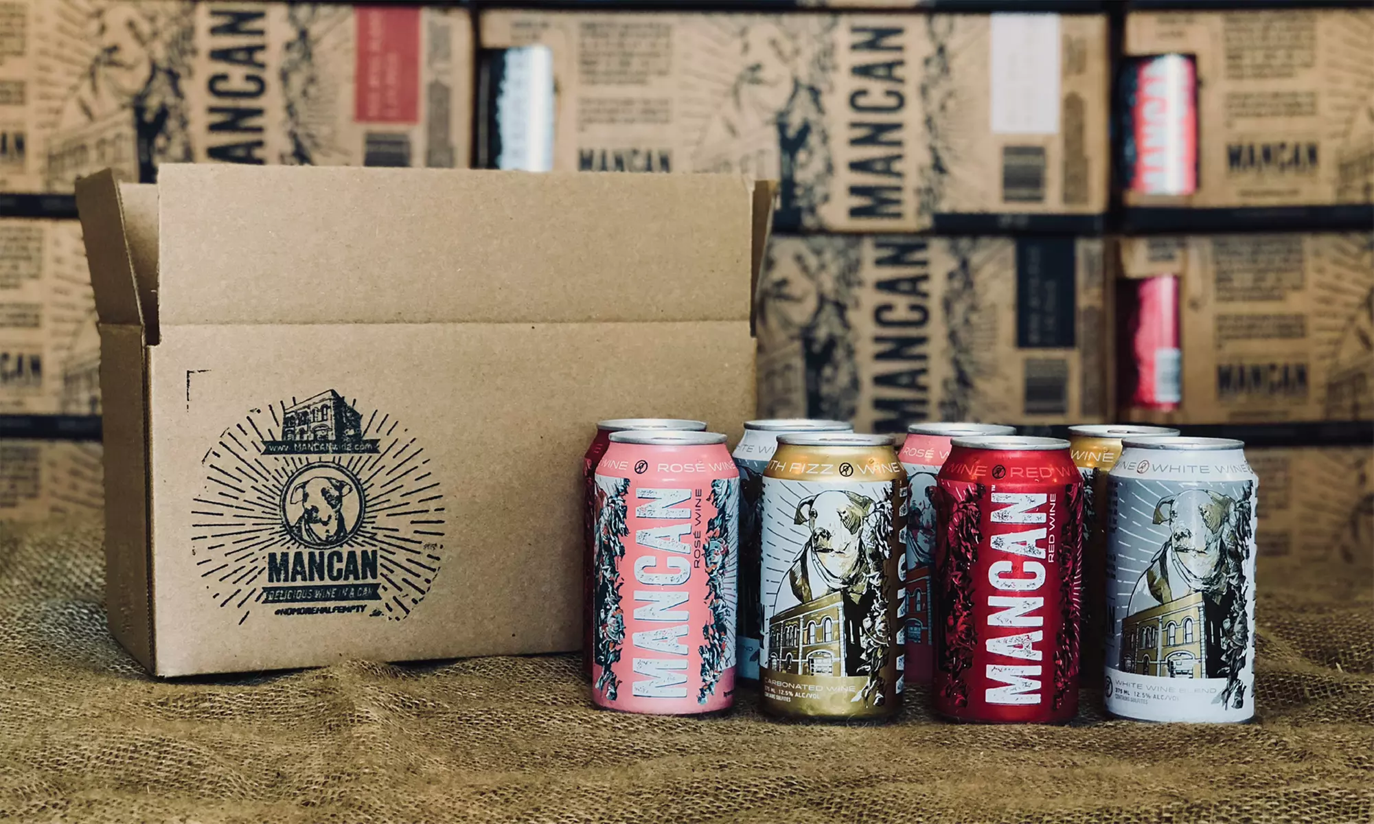 MANCAN Canned Wine (8- or 24-Pack). Shipping Included. - Primary Image