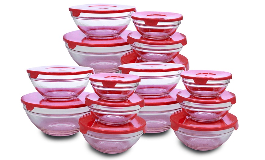 Image 2: 15-Piece Glass Bowl Set