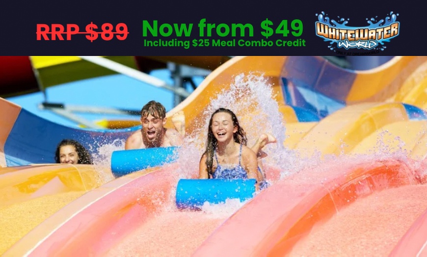 Image 1: 1Day Ticket for 1Child or Adult with $25 Meal Combo Credit