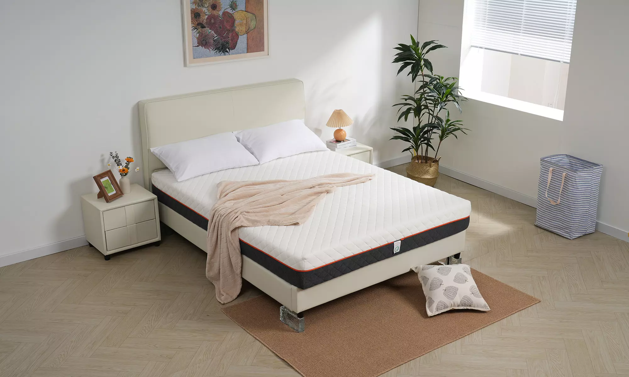 Materasso in memory foam a 7 zone