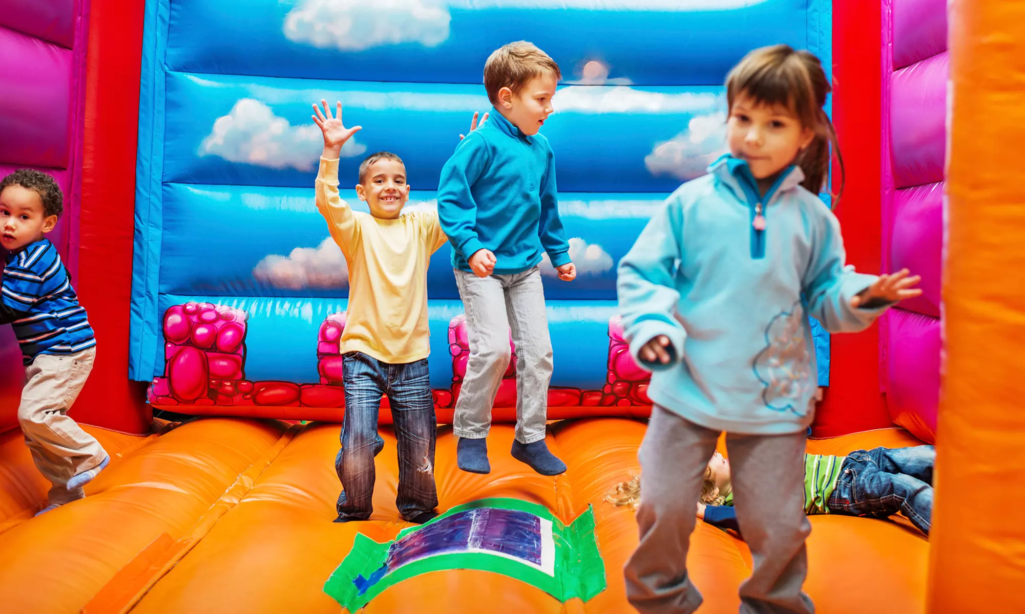 One 8-Hour 12x12 or 14x14 Bounce House or 14x25 Jumper with Slide Rental from Tiki Jump (Up to 63% Off) - Primary Image