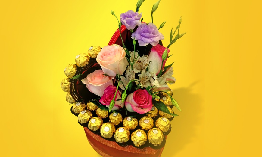 Image 3: Flowers and Chocolate