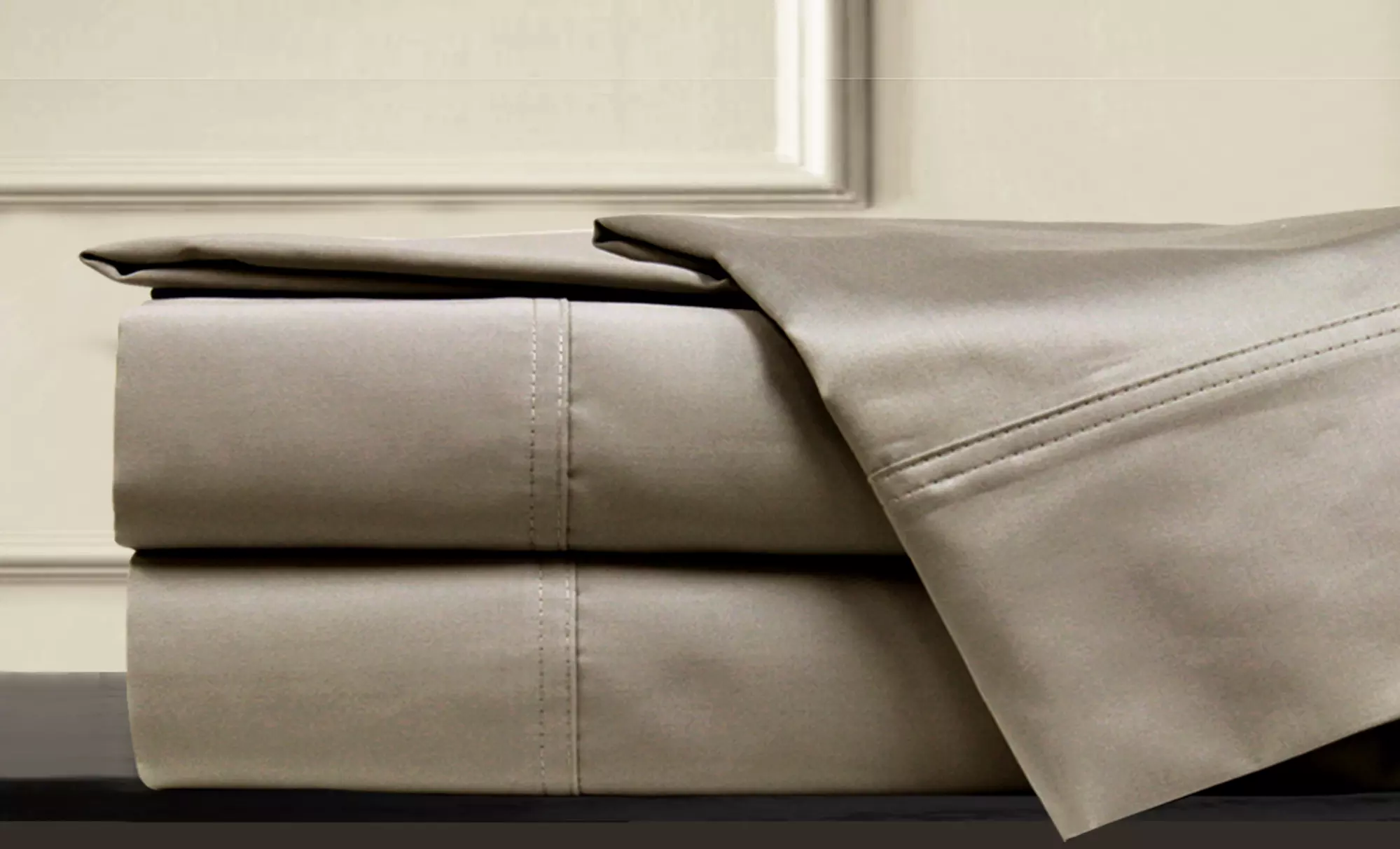 Pacific Coast Textiles 1,000-Thread-Count 100% Egyptian-Cotton Sheet Sets. Multiple Colors Available. Free Returns.  - Second Medium