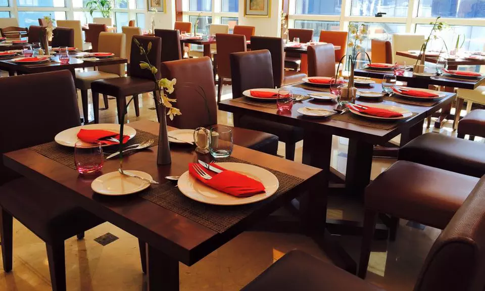 5* Breakfast Buffet with Drinks: Child (AED 36), Adult (AED 72)