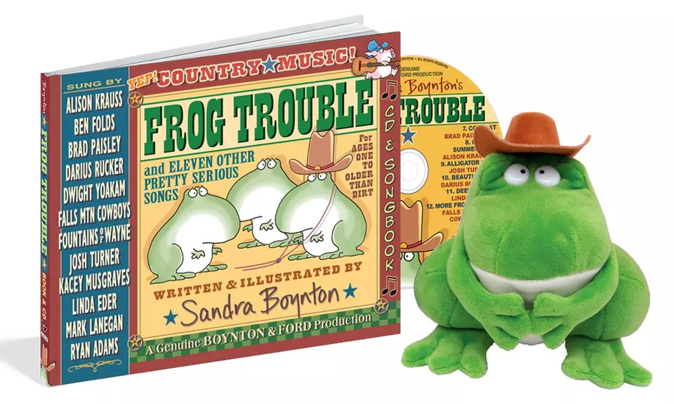 Sandra Boynton Frog Trouble Book and CD with Plush Toy - Primary Image