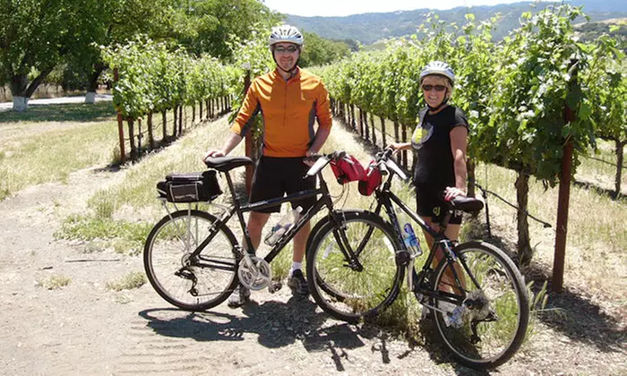 $47 for a Self-Guided Napa Valley Tour by Electric Bike with a Cheese Plate from Napa Valley Adventure Tours ($95 Value) - Primary Image