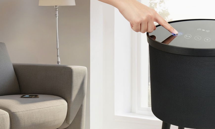 Image 2: Table haut-parleur 360° "Fenix" : subwoofer 65 W et LED RBG