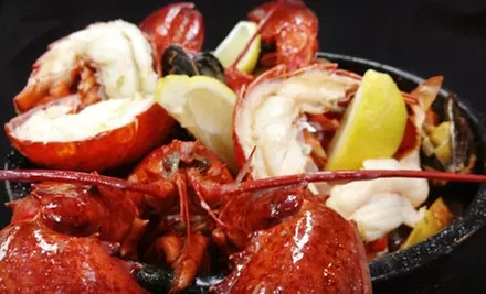 $83 (2 people) for a lobster bake, salad, dessert and bottle of wine - Primary Image