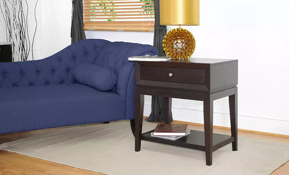 Contemporary Espresso-Finish Nightstands with Storage. Multiple Styles from $59.99–$99.99. - Second Medium