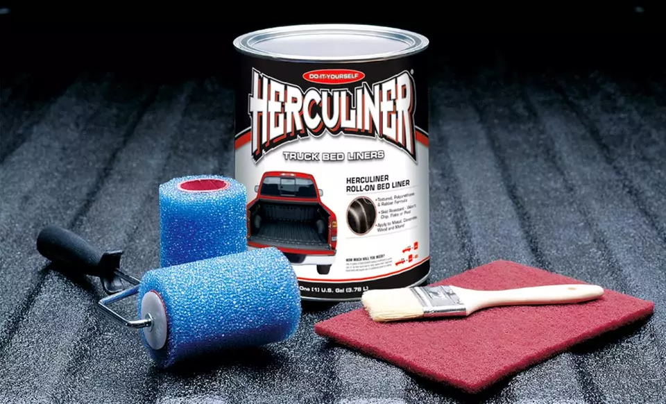 Herculiner Brush-On Truck Bed Liner Kit. - Primary Image