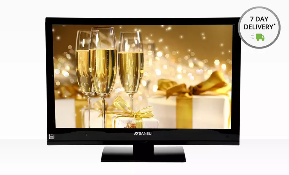 Sansui 24 In. LED TV/DVD Combo (SLEDVD244) (Refurbished). Free Returns. - Primary Image