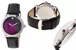 Bertha Daphne Ladies' Mother-of-Pearl Leather-Strap Watch - Second Medium