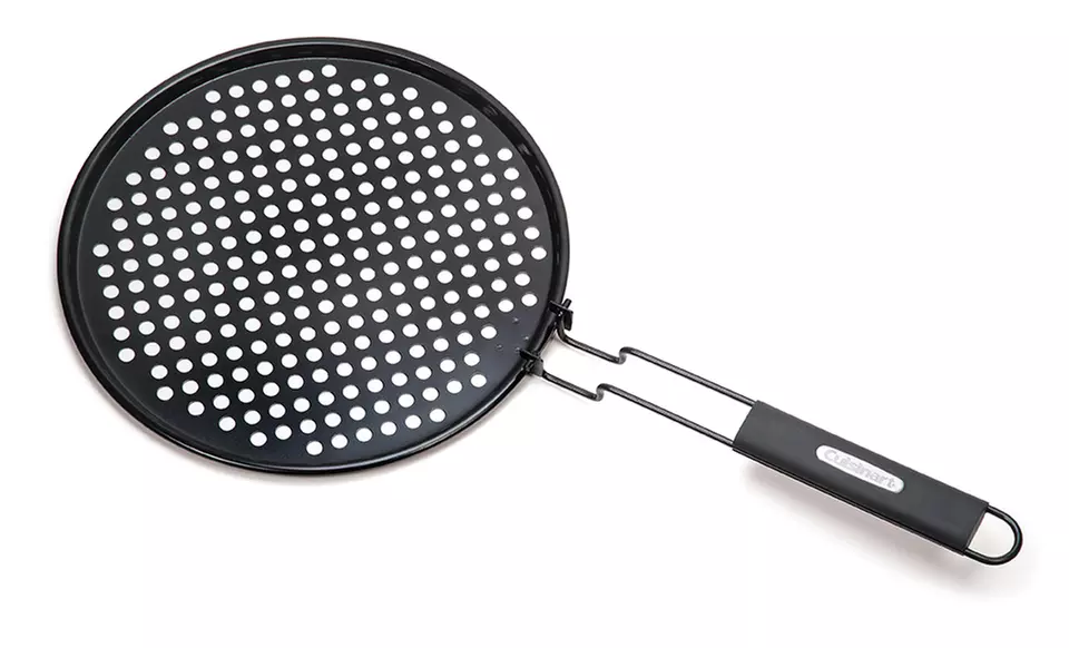 $12.99 for a Nonstick Pizza Grilling Pan ($19.99 List Price). Free Returns. - Primary Image