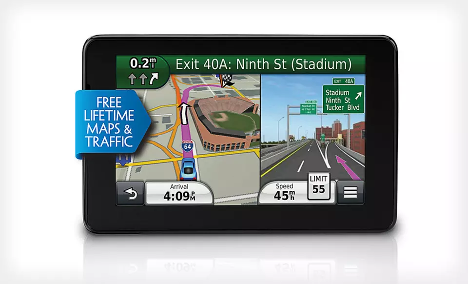 Garmin 3590LMT 5" GPS with Lifetime Maps and Traffic (Manufacturer Refurbished) - Primary Image