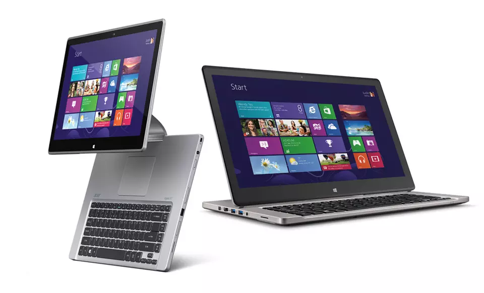 Acer R7 15.6" 1080p HD Touchscreen Convertible Laptop (R7-571-6858) (Manufacturer Refurbished). Free Returns.  - Second Medium