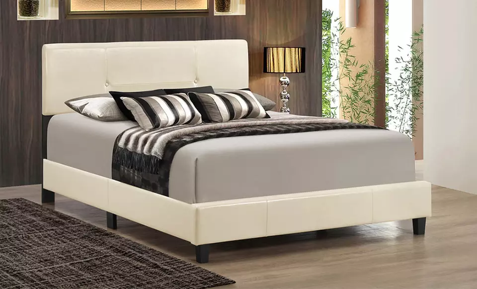 Luca and Sandy Simple Upholstered Beds from $189–$199 - Primary Image