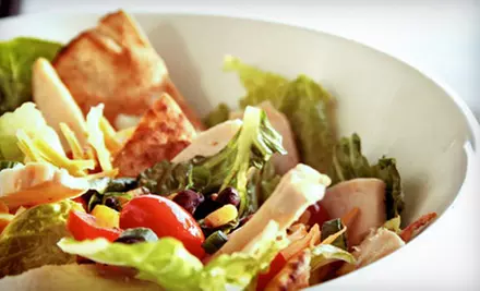 Dinner or Lunch for Two or Four with Fruit-Infused Water at The Chopped Leaf (Up to 57% Off) - Primary Image