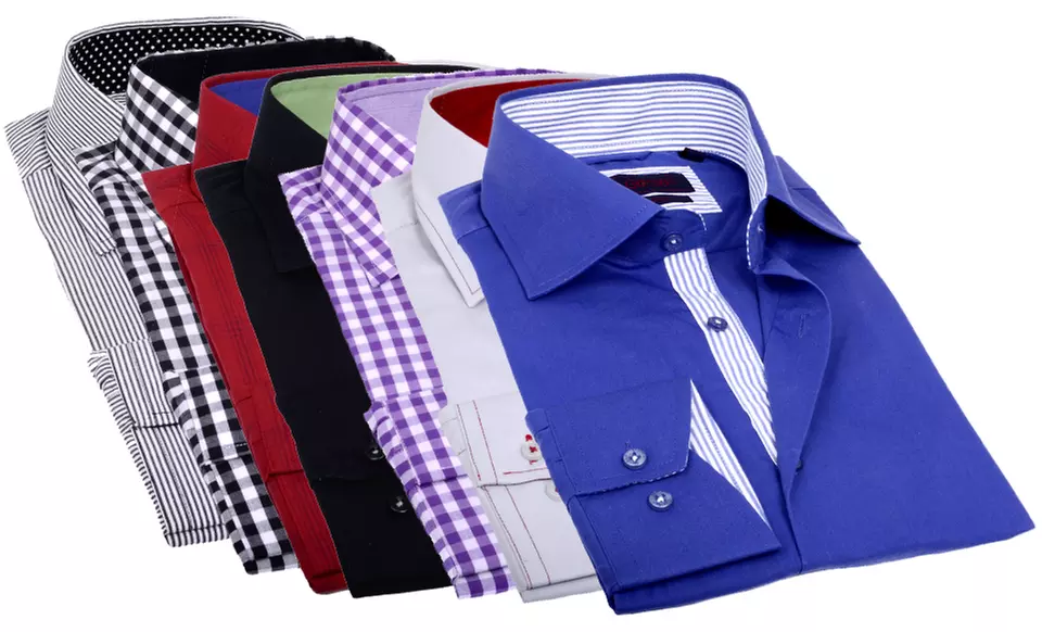 Martin Gordon Men's Dress Shirts. Multiple Colors Available. Free Returns. - Primary Image