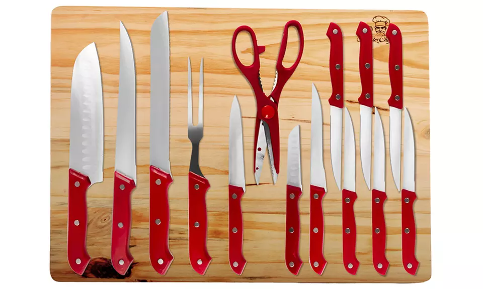 Kitchen Knife Set with Cutting Board - Second Medium