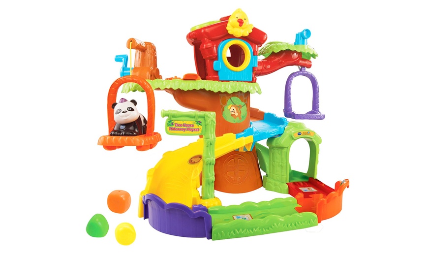 vtech go go smart animals tree house hideaway playset