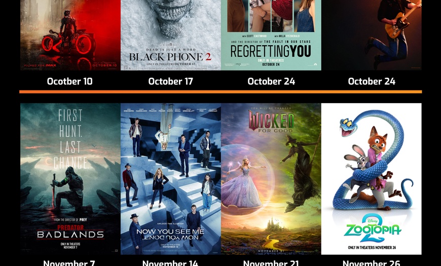 Image 10: FLASH SALE: Regal Premiere Movie Tickets for One, Two or Four