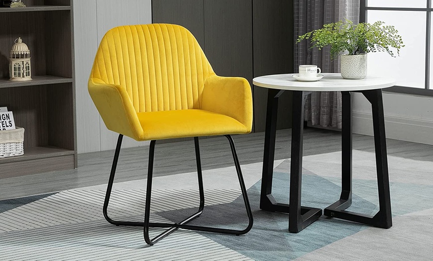 Image 83: HomCom Accent Chair