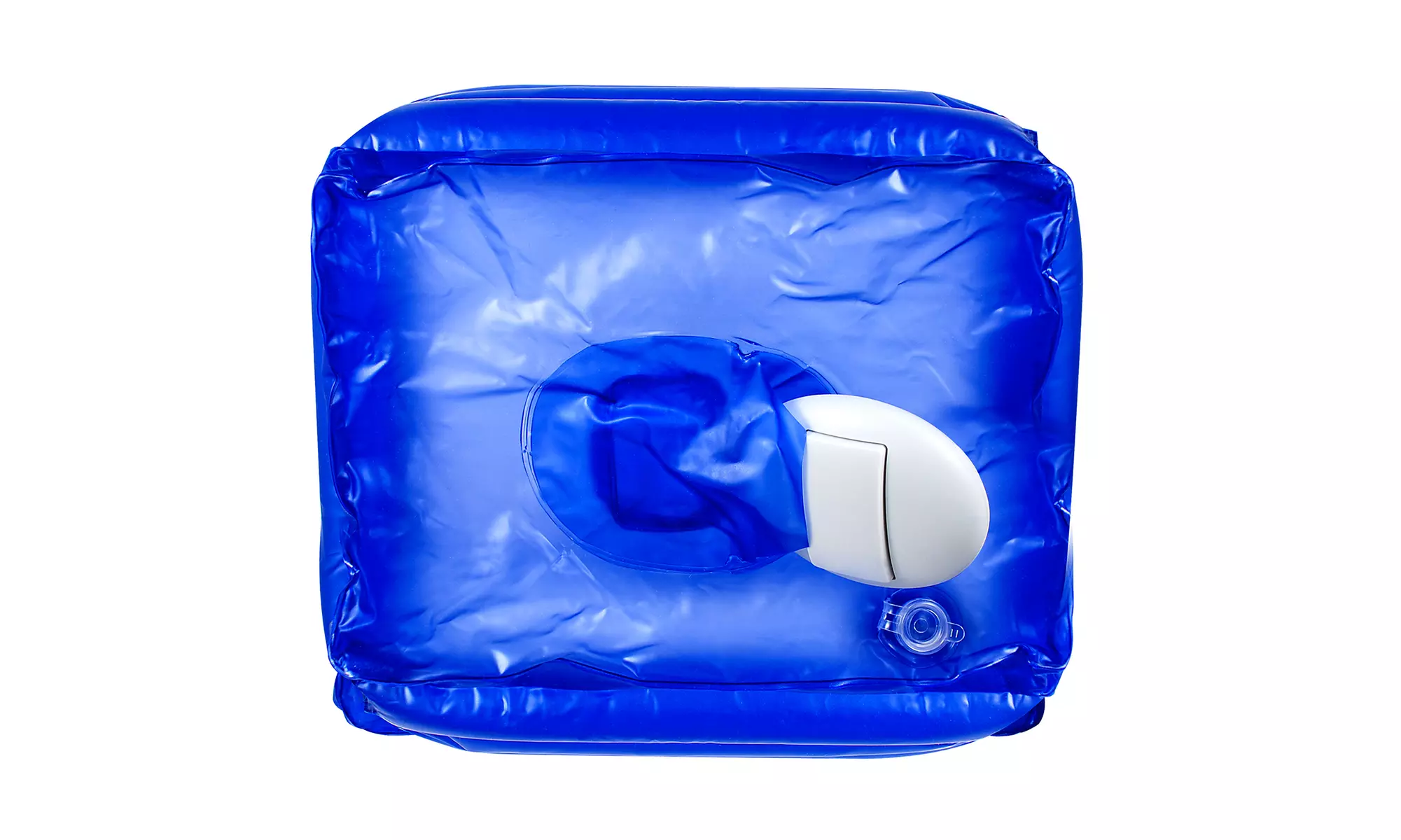 Inflatable Foot Spa with Built-In Foot-Operated Massager - Second Medium