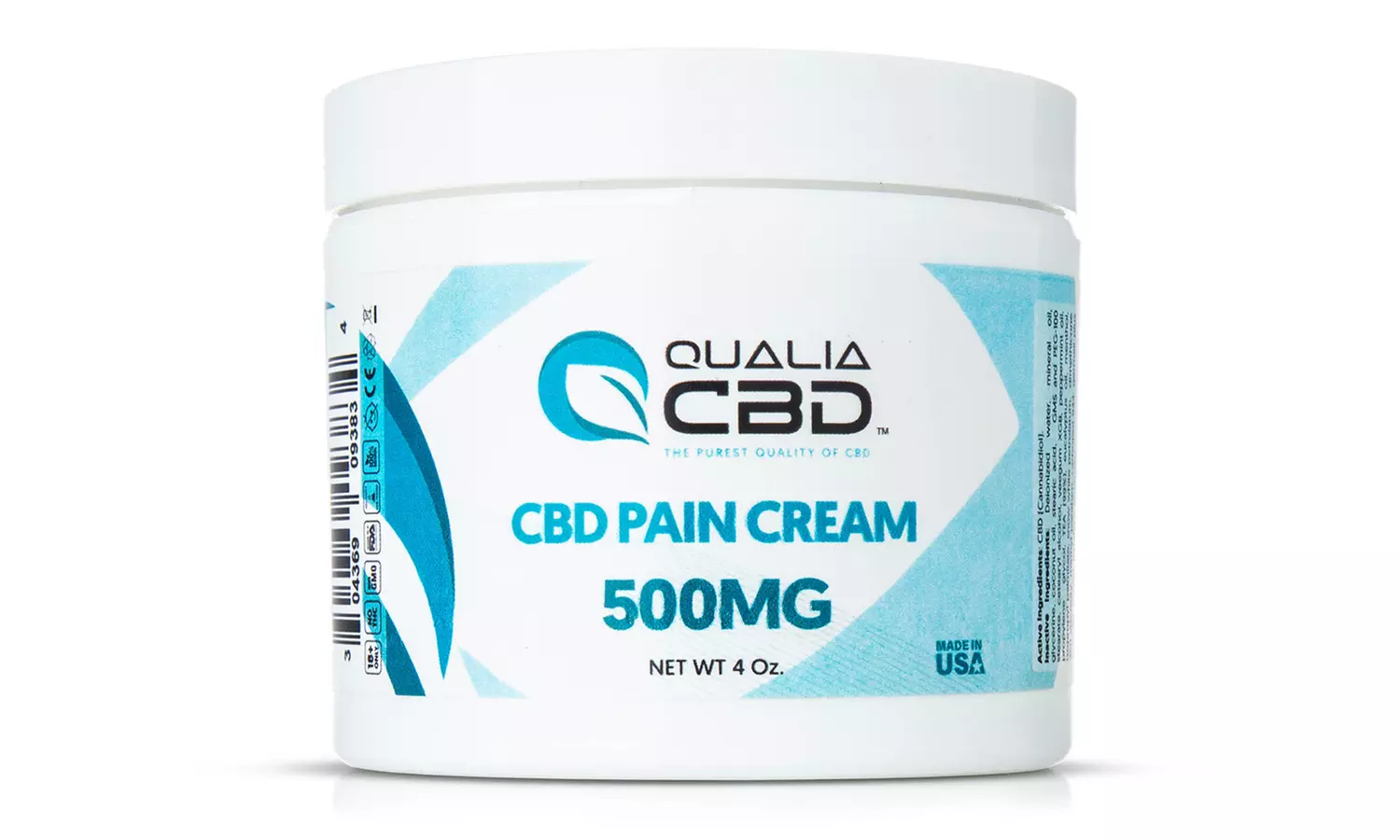 Qualia CBD Pain Relief Cream with Organic Botanicals (500mg) - Second Medium