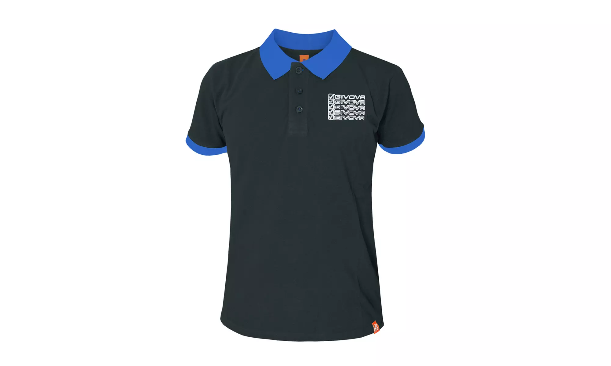 Polo uomo Givova cotone manica corta con bottoni 100% cotone