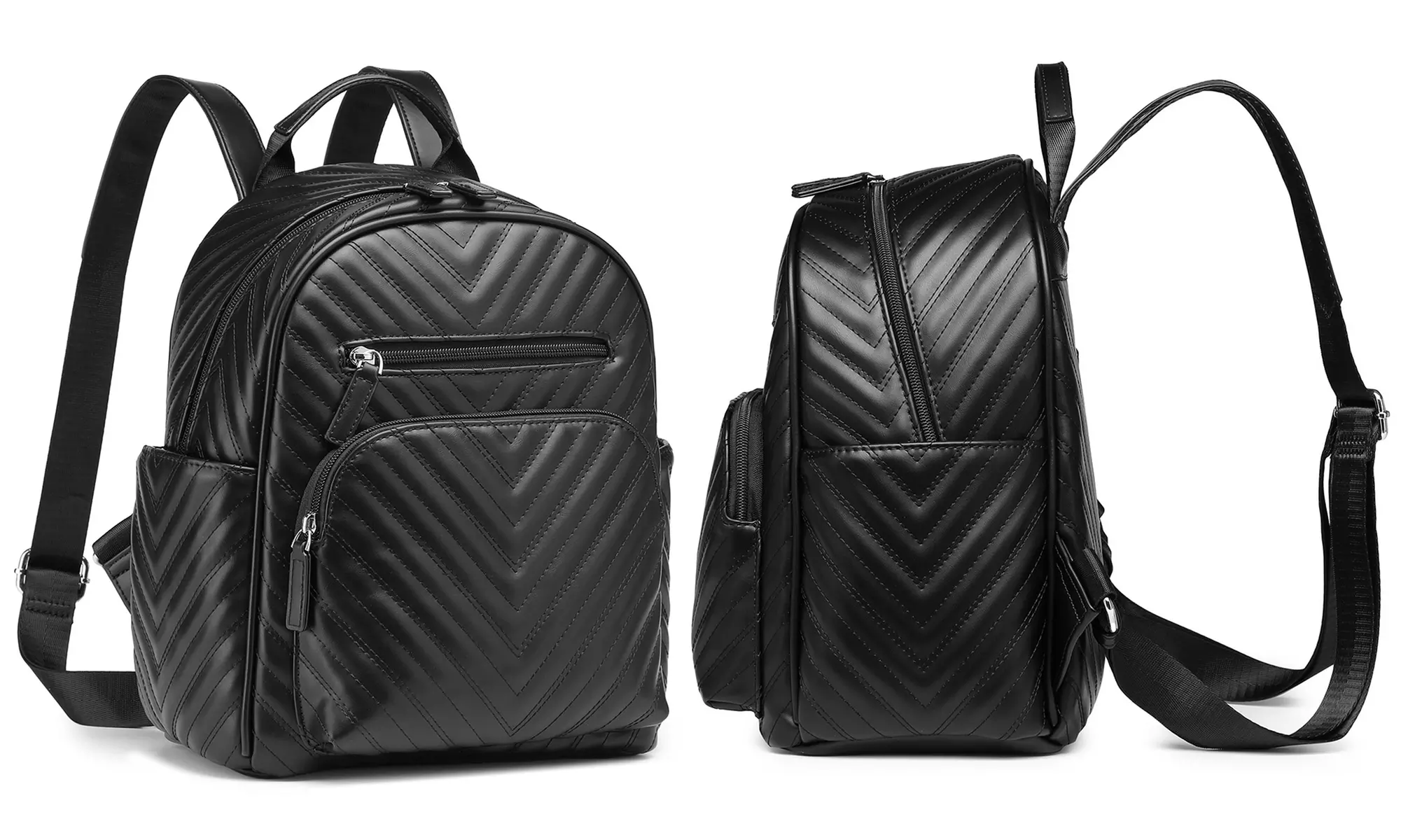 Sac à dos en cuir PU décontracté et chic